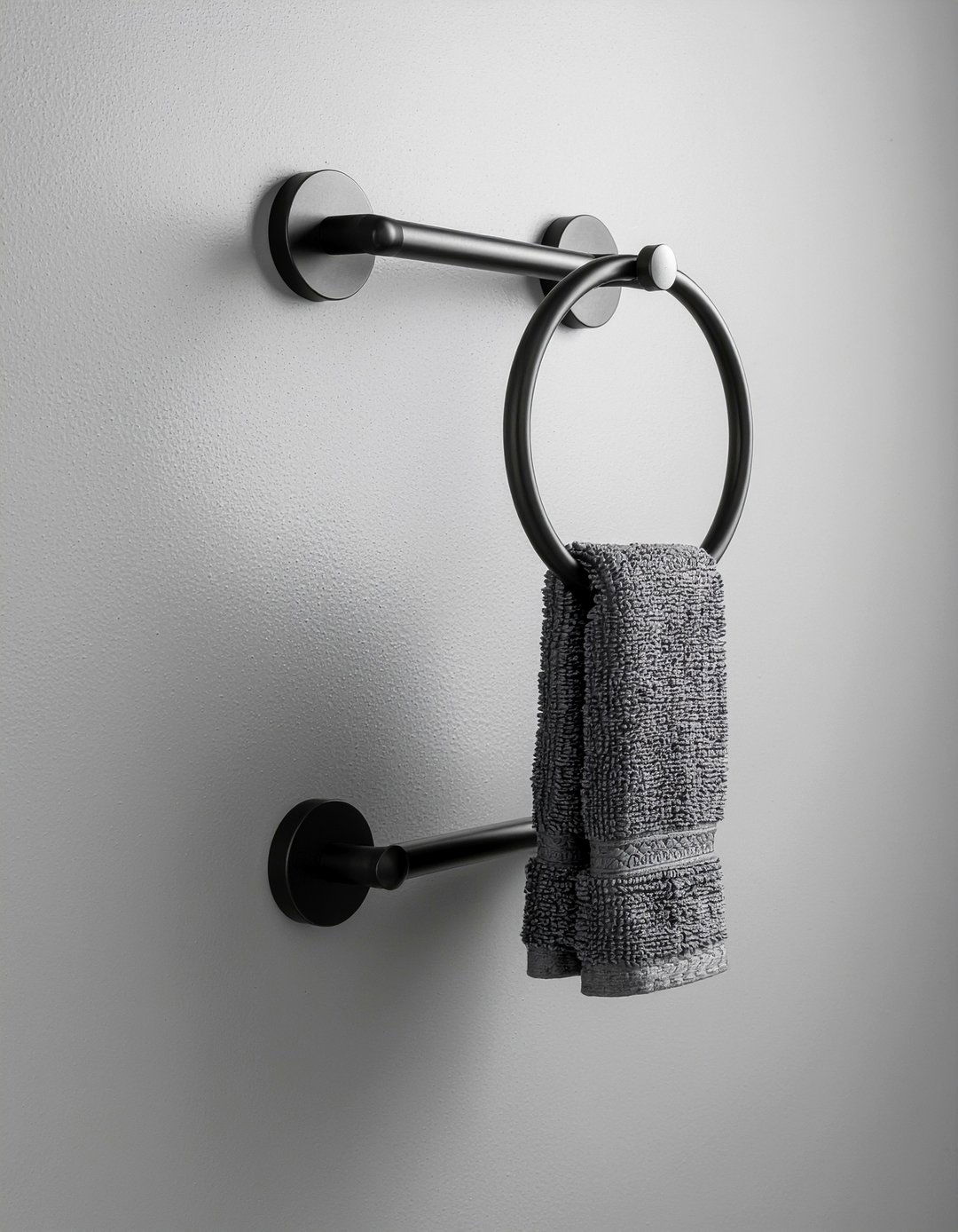 Towel bar set - 30 bathroom one-day project ideas