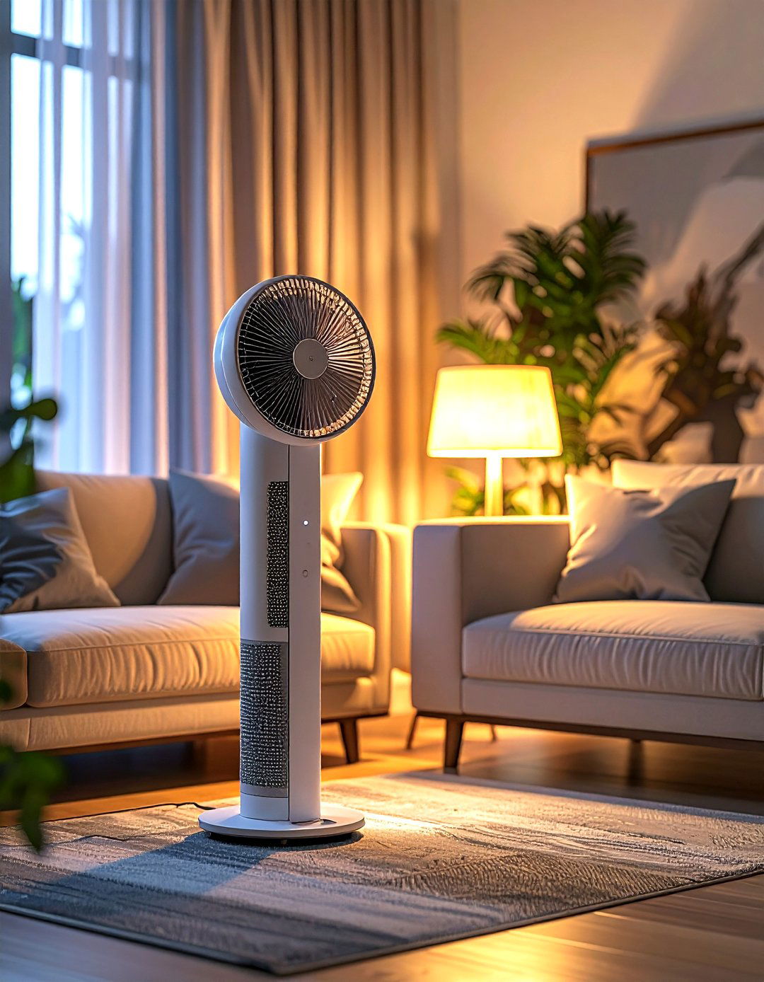 Tower Fan With Night Mode - 30 living room tower fans