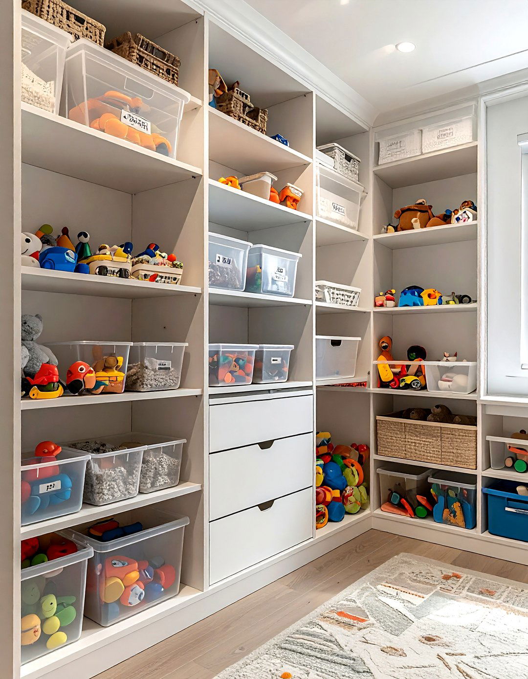 Toy Rotation System - 30 playroom organization ideas