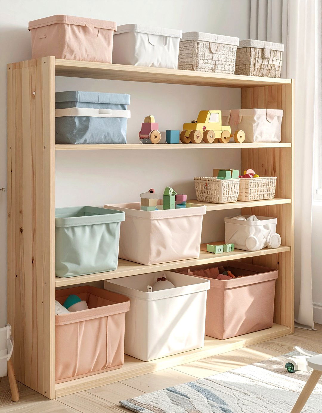 Toy storage bins - 30 playroom storage ideas