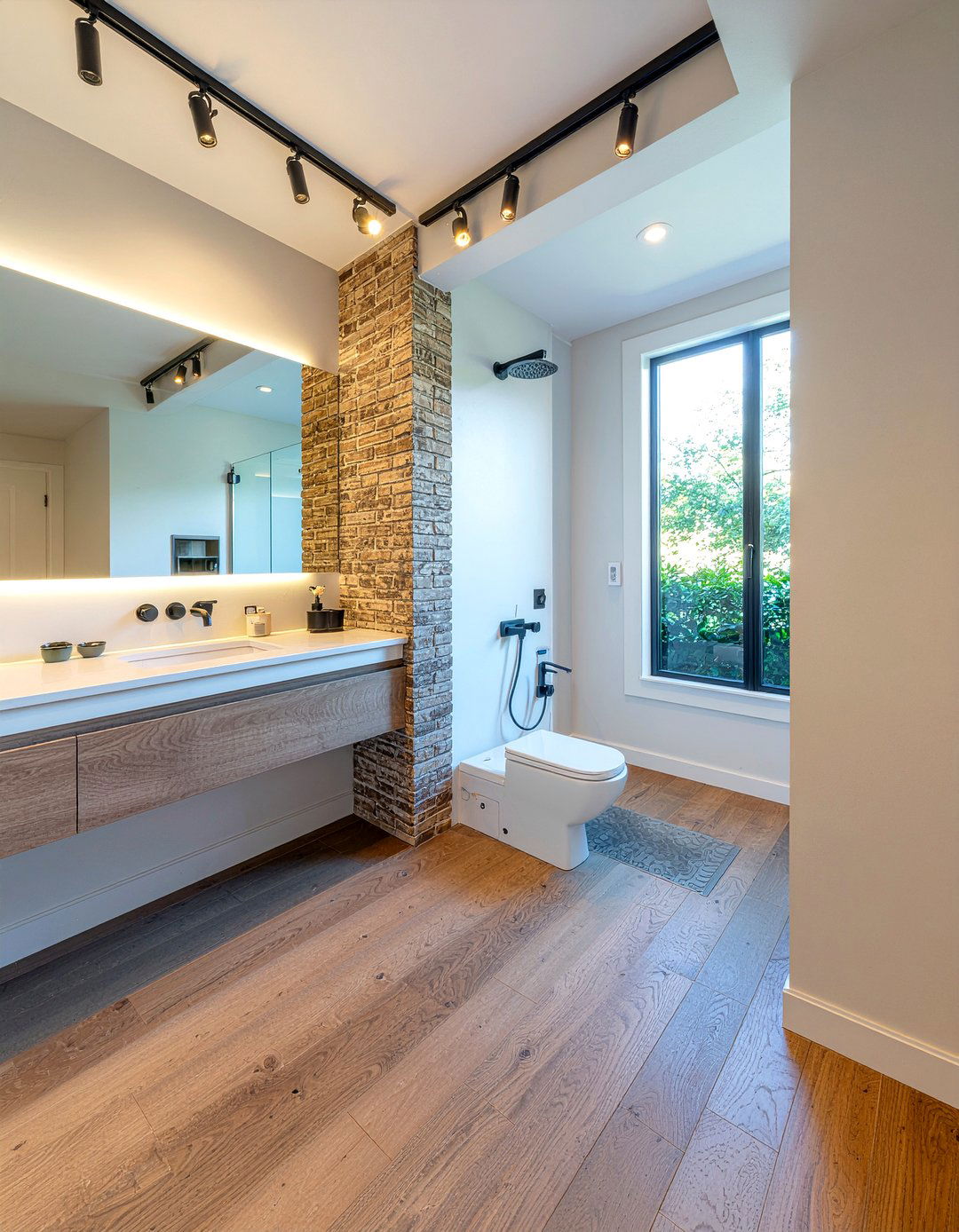 Track Lighting - 30 bathroom ceiling light ideas