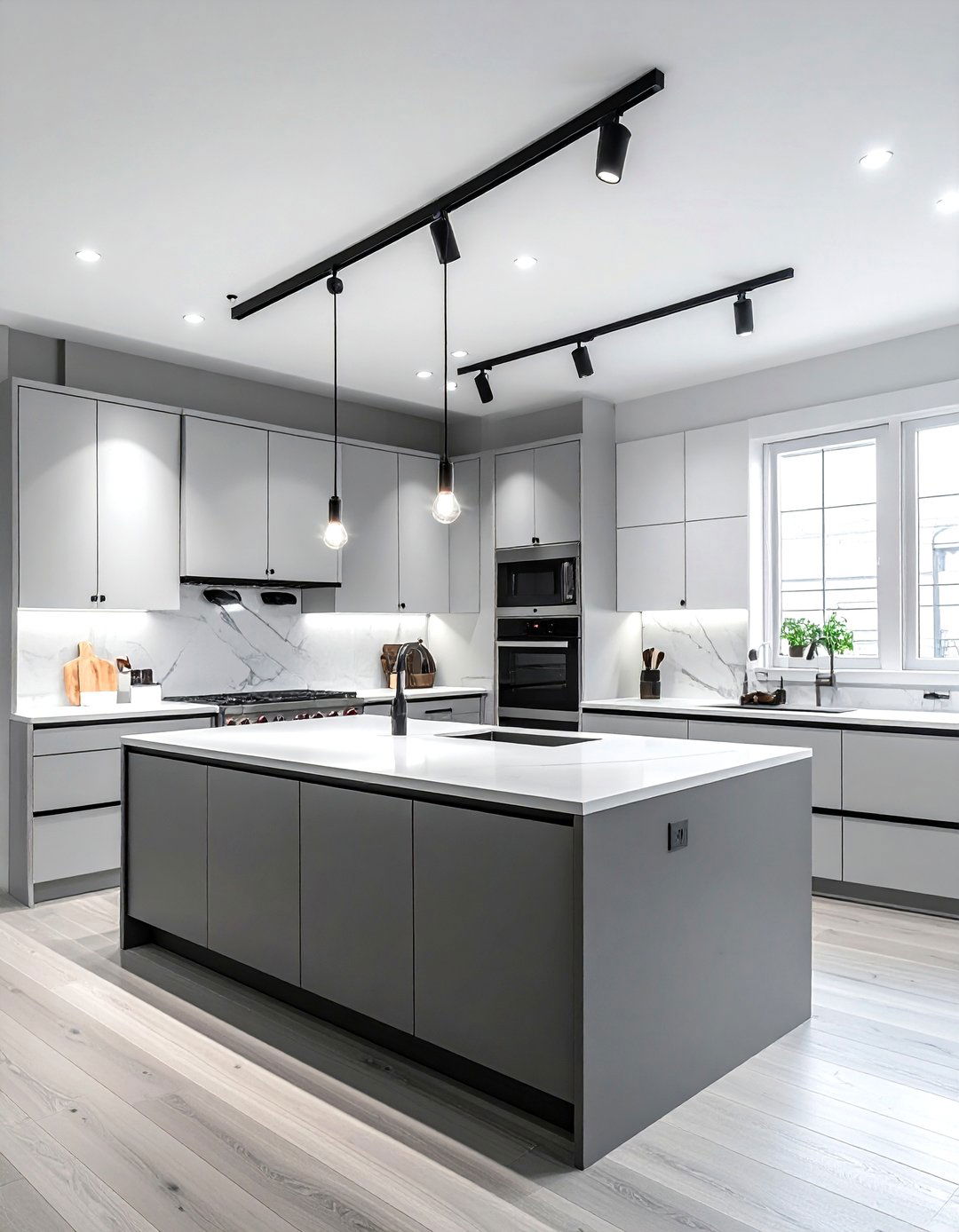 Track Lighting Kitchen - 30 light decor ideas