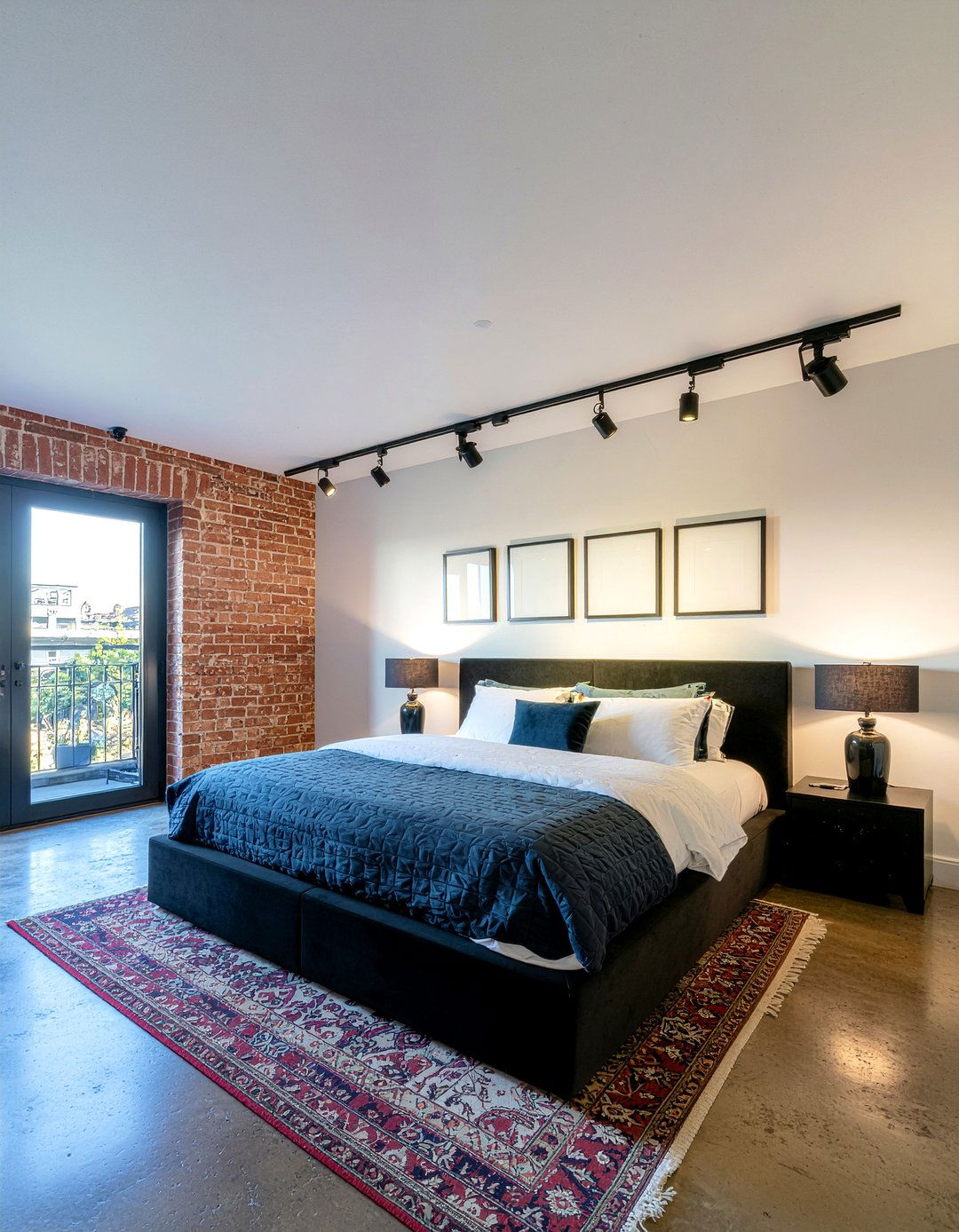 Track Lighting System - 30 bedroom lighting ideas