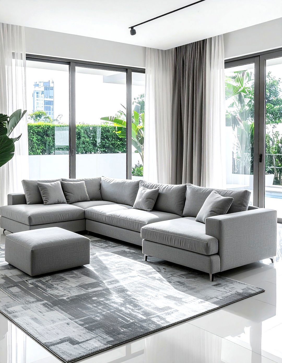 Track arm sectional sofa - 30 living room track arm sofa ideas