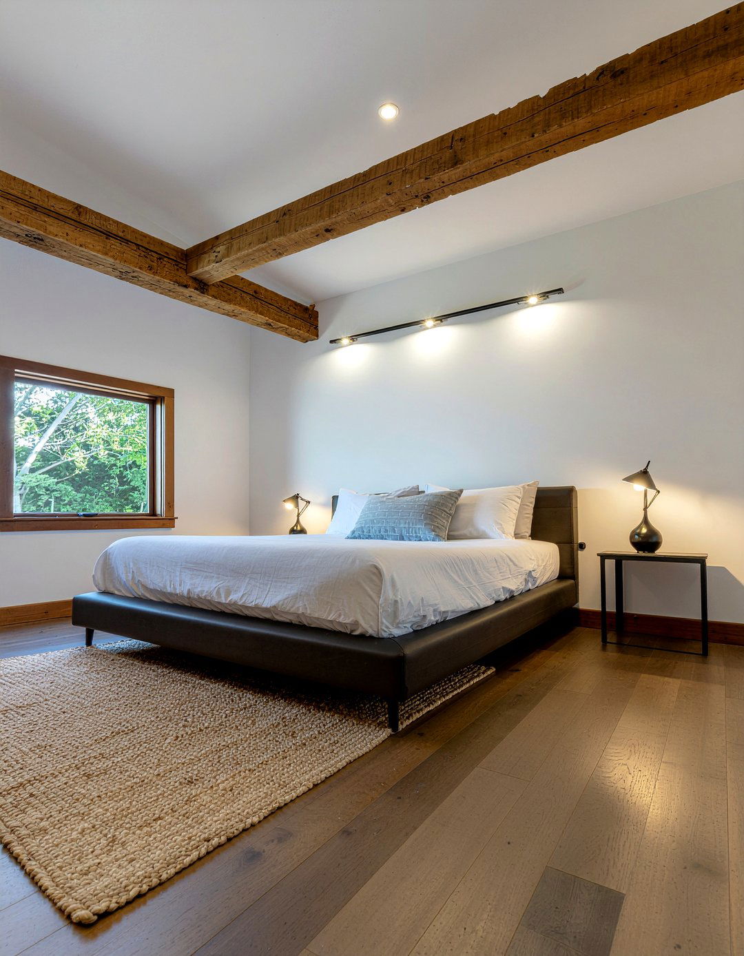 Track lighting for loft bedroom - 30 bedroom track lighting ideas