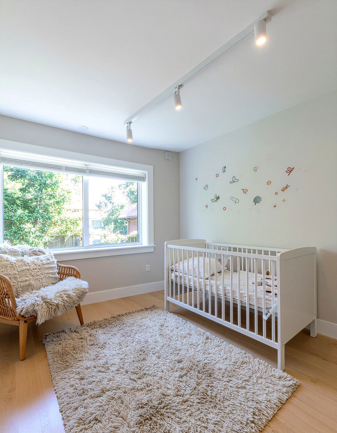 Track lighting for nursery - 30 bedroom track lighting ideas