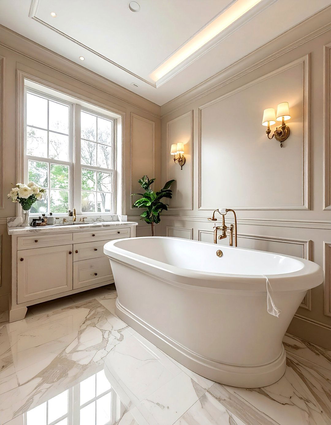 Traditional Bathroom - 30 bedroom to bathroom conversion ideas
