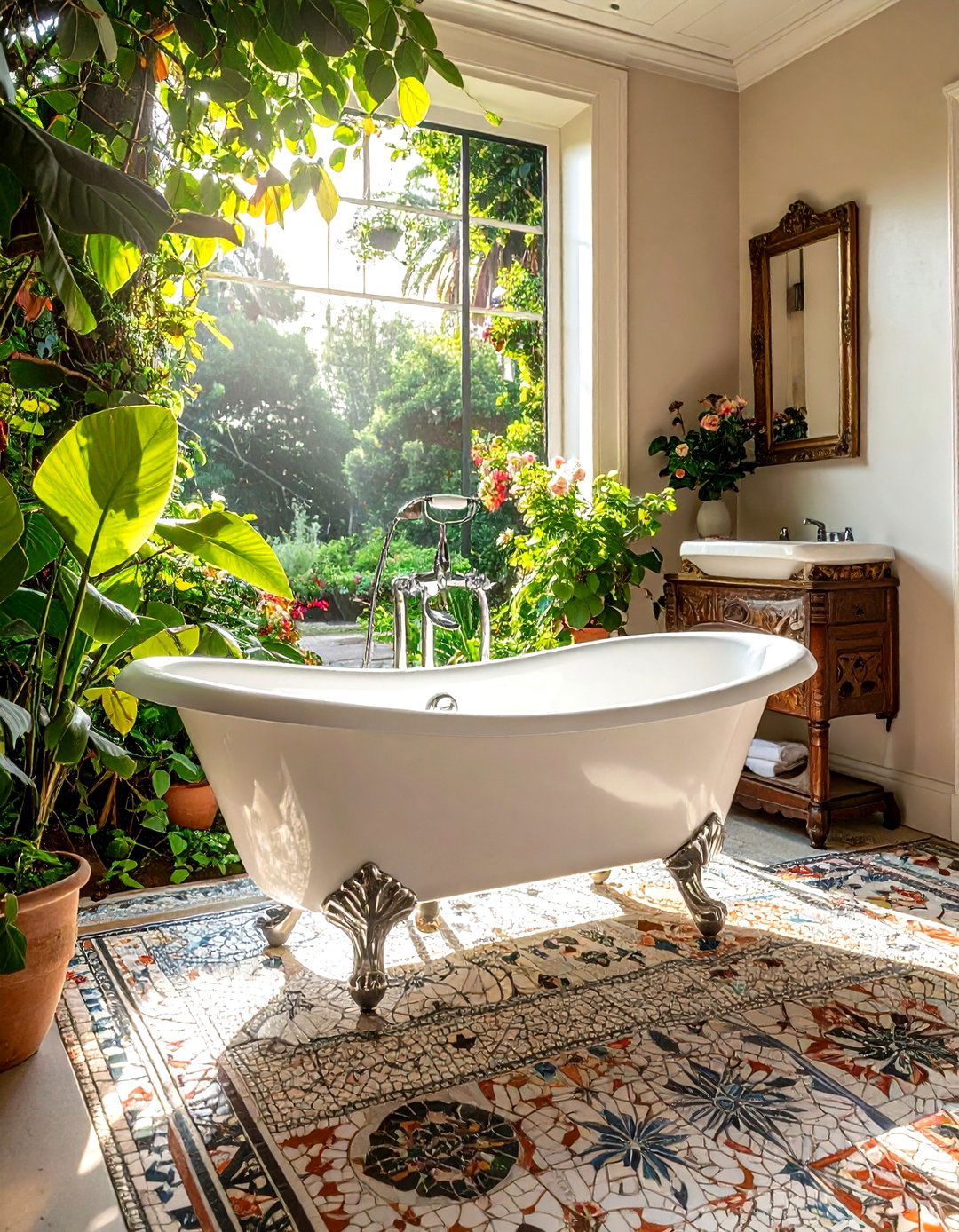 Traditional Bathroom Polished Nickel Tub - 30 polished nickel bathroom ideas