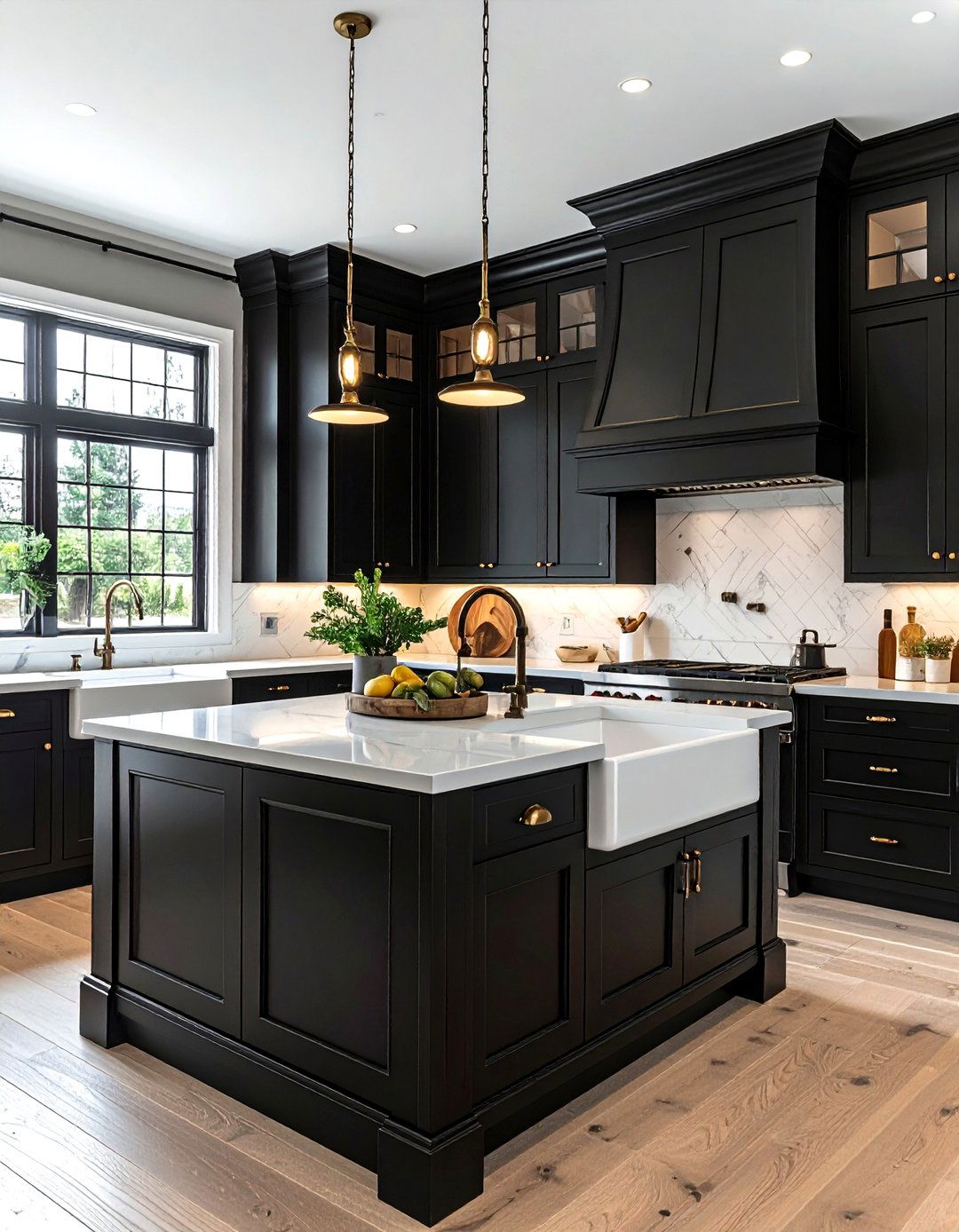 Traditional Black Kitchen Decor - 30 black kitchen furniture ideas