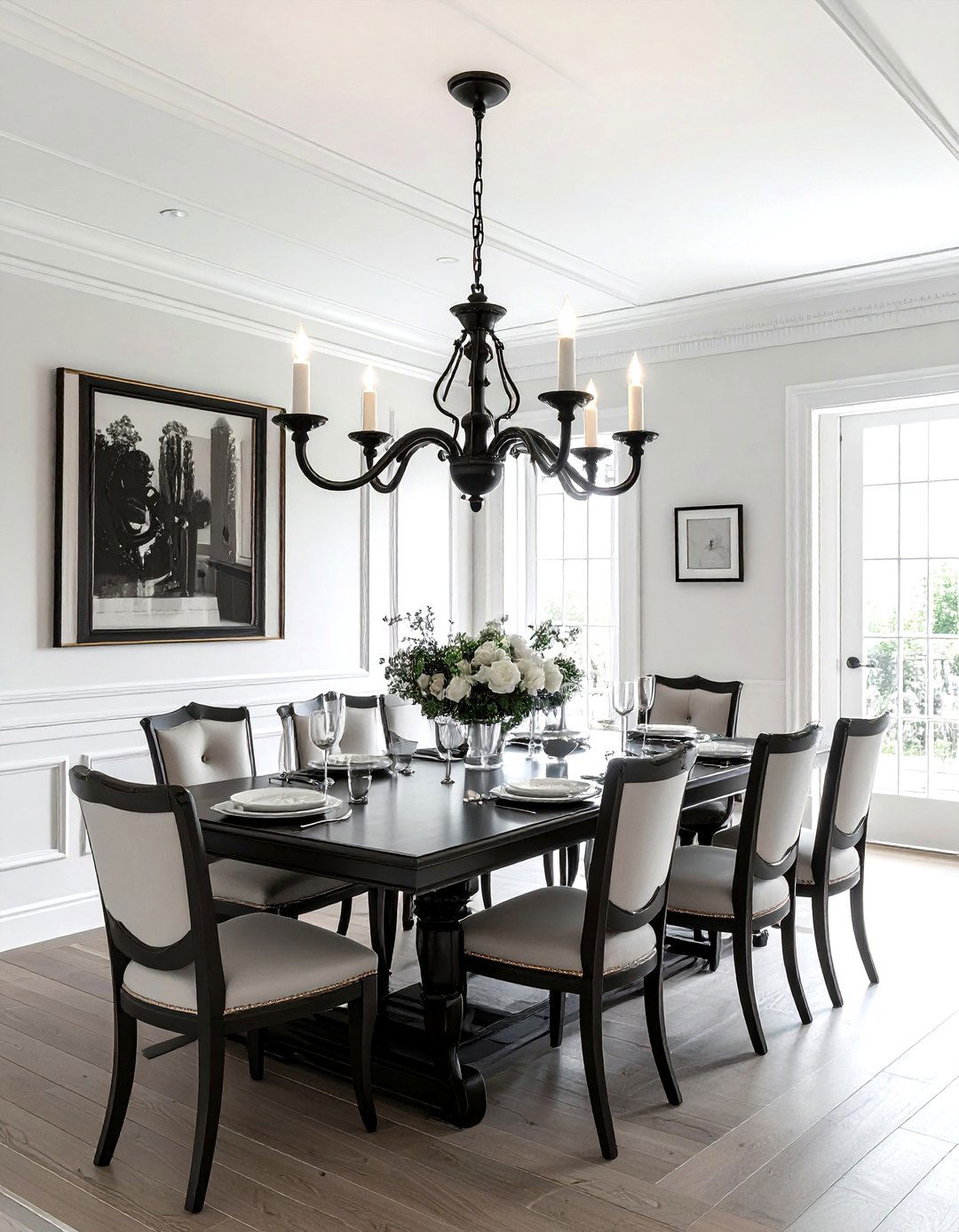 Traditional Candle Light - 30 semi-flush dining room light ideas