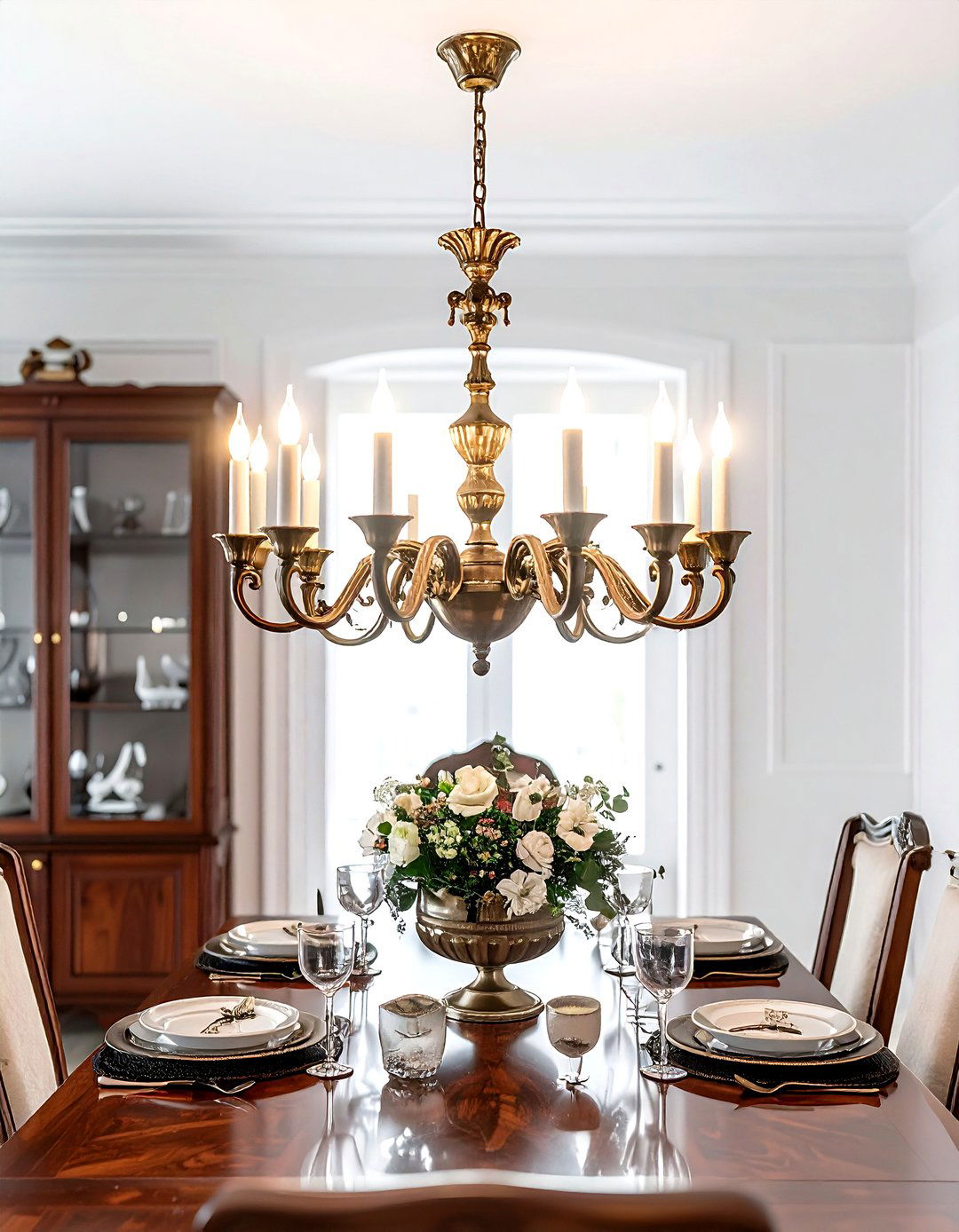 Traditional Candle Light - 30 dining room chandelier ideas