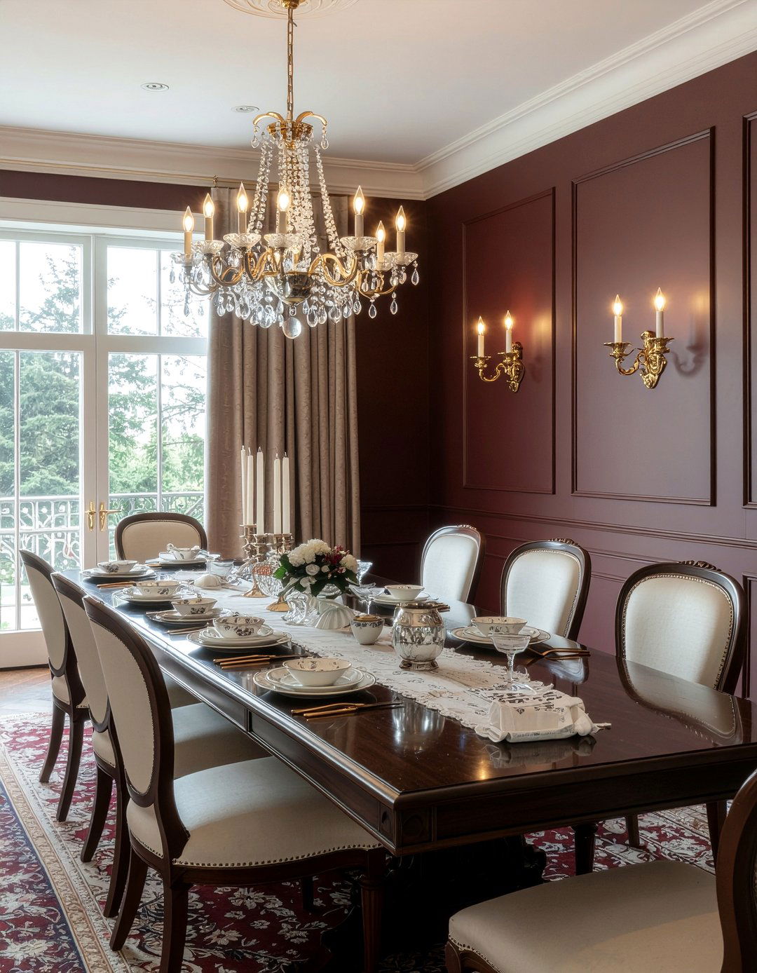 Traditional Candle Wall Light - 30 dining room sconce ideas