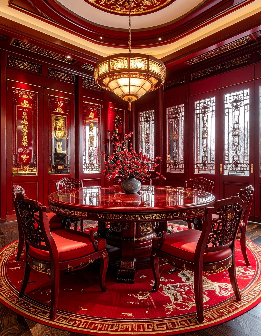 Traditional Chinese Dining - 30 Asian dining room ideas