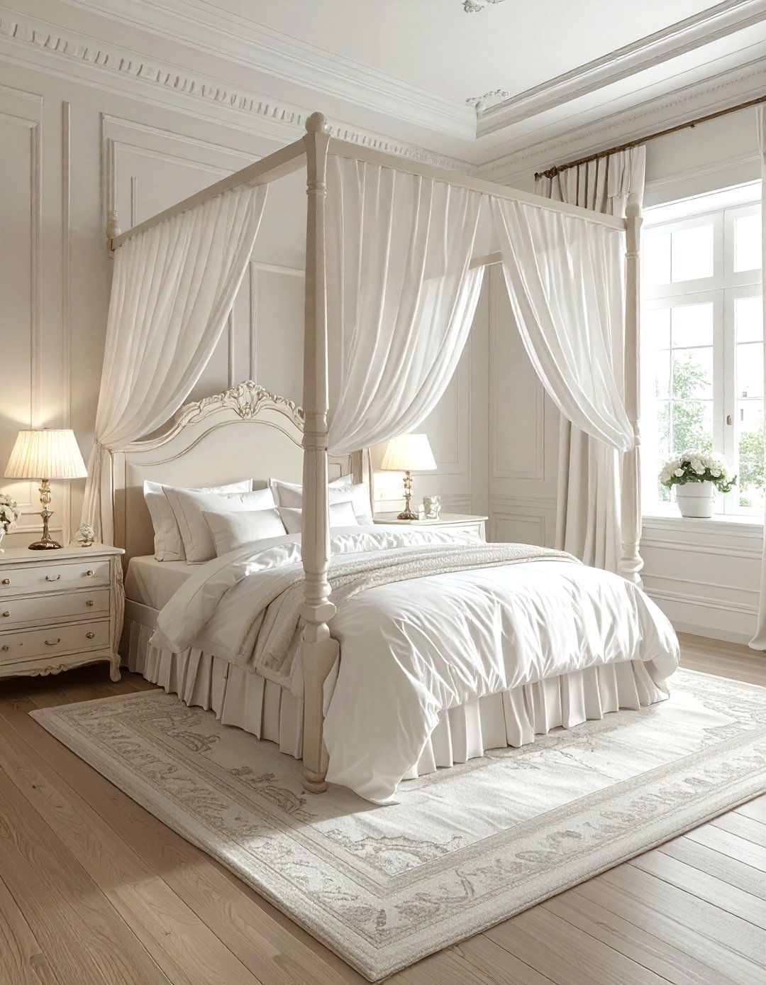 Traditional Cream And White Bedroom - 30 cream and white bedroom ideas