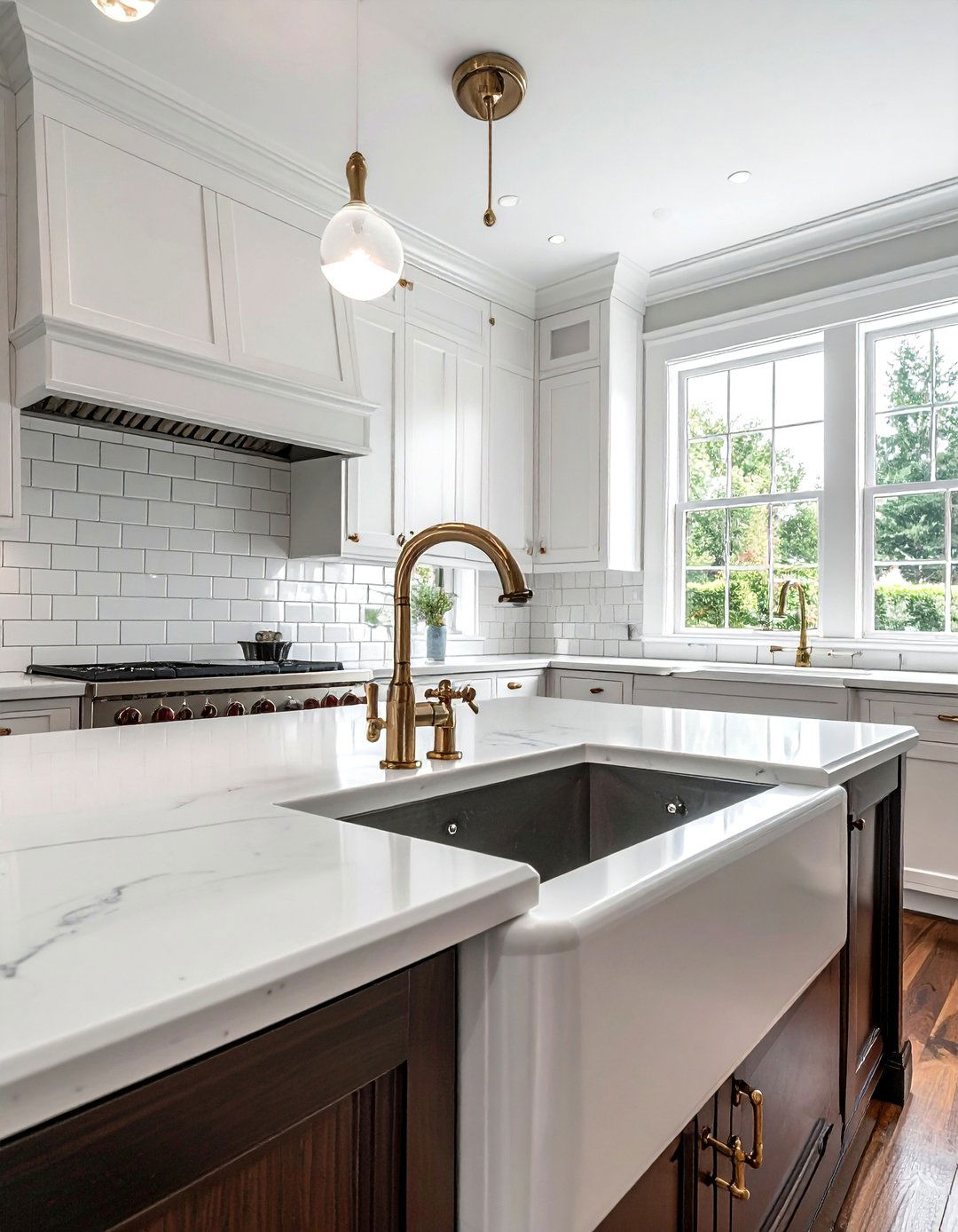 Traditional Cross Handle Faucet - 30 Newport Brass kitchen ideas