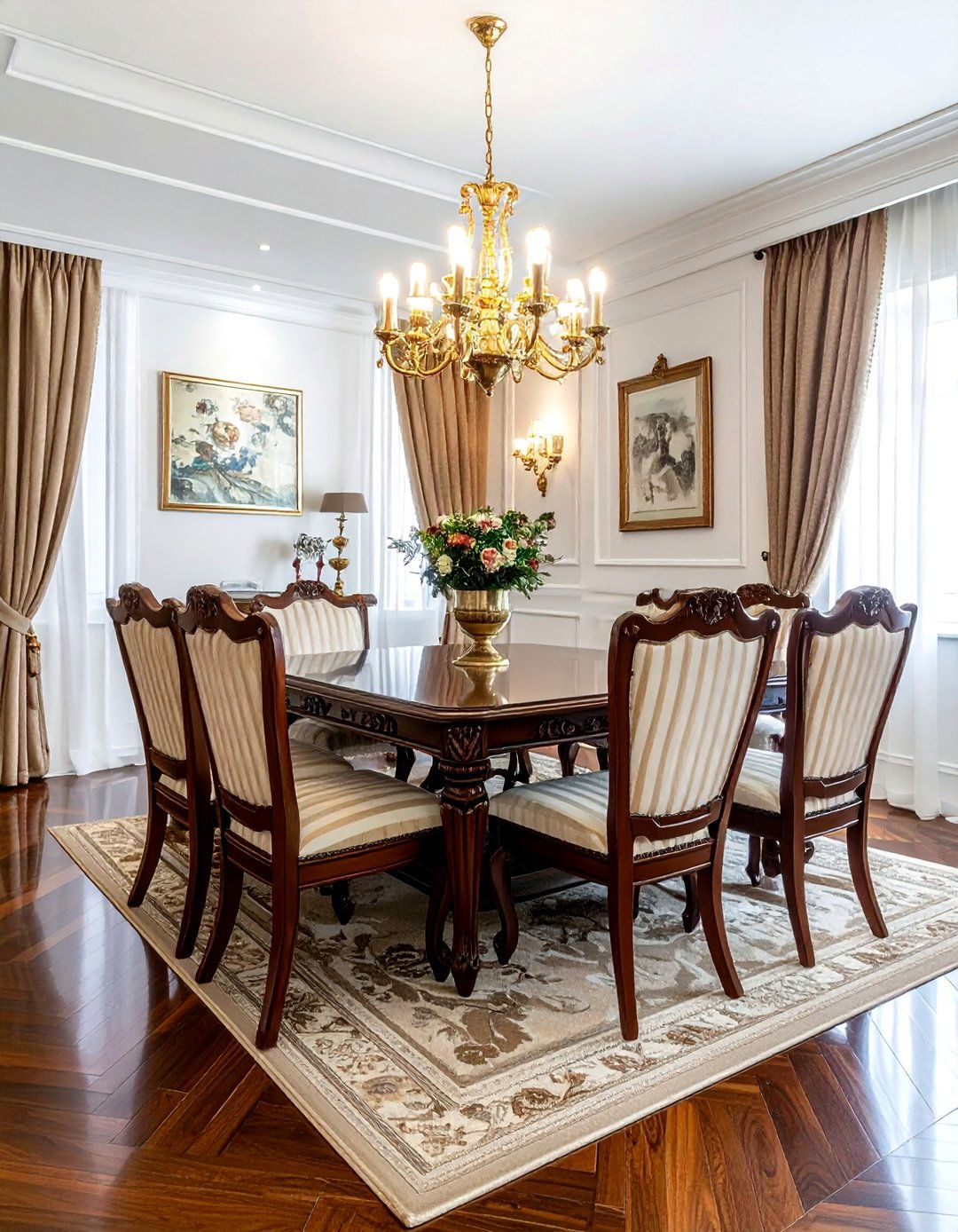 Traditional Dining Room - 30 tailored dining room ideas
