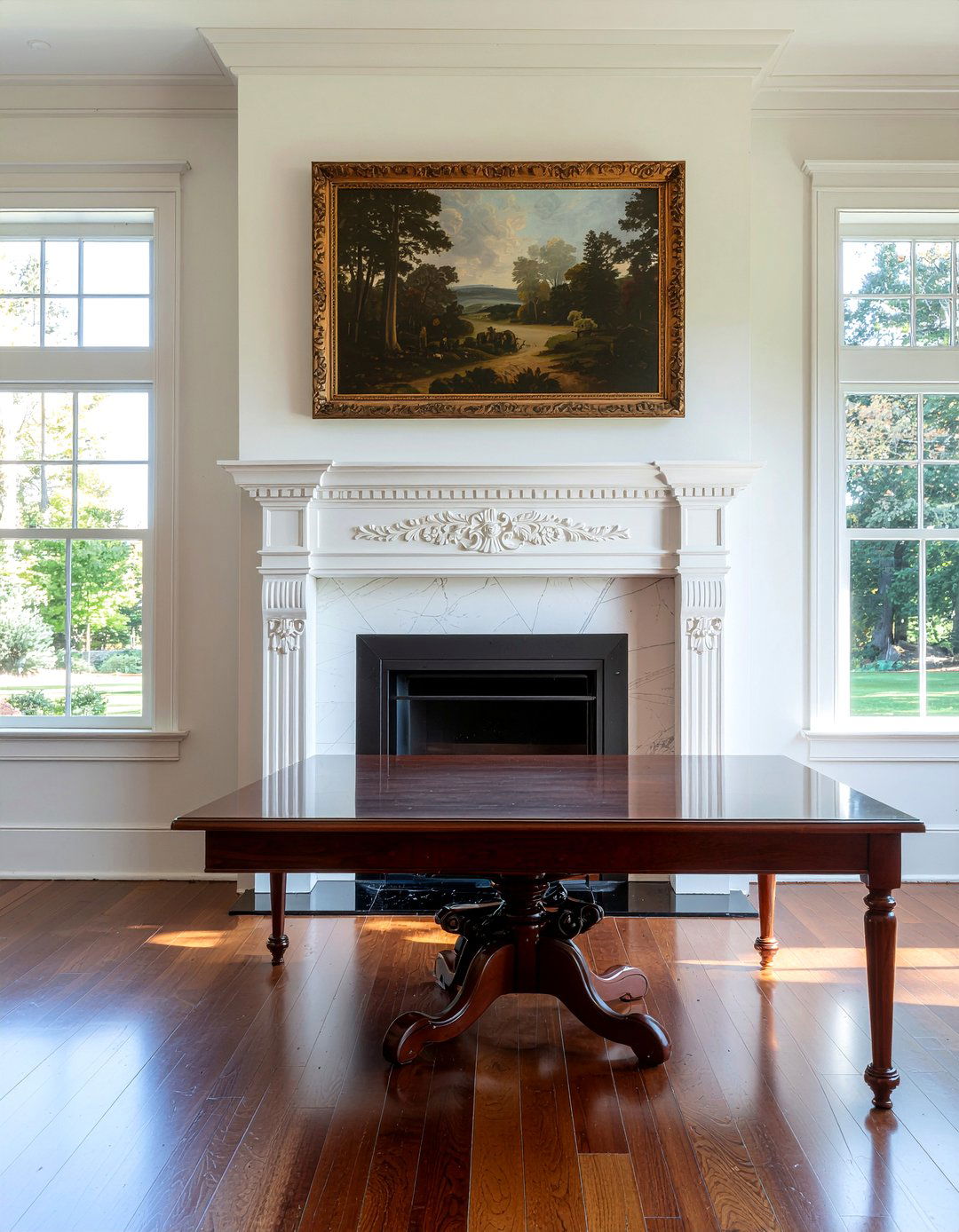 Traditional Dining Room Fireplace Mantel - 30 firelit dining room ideas