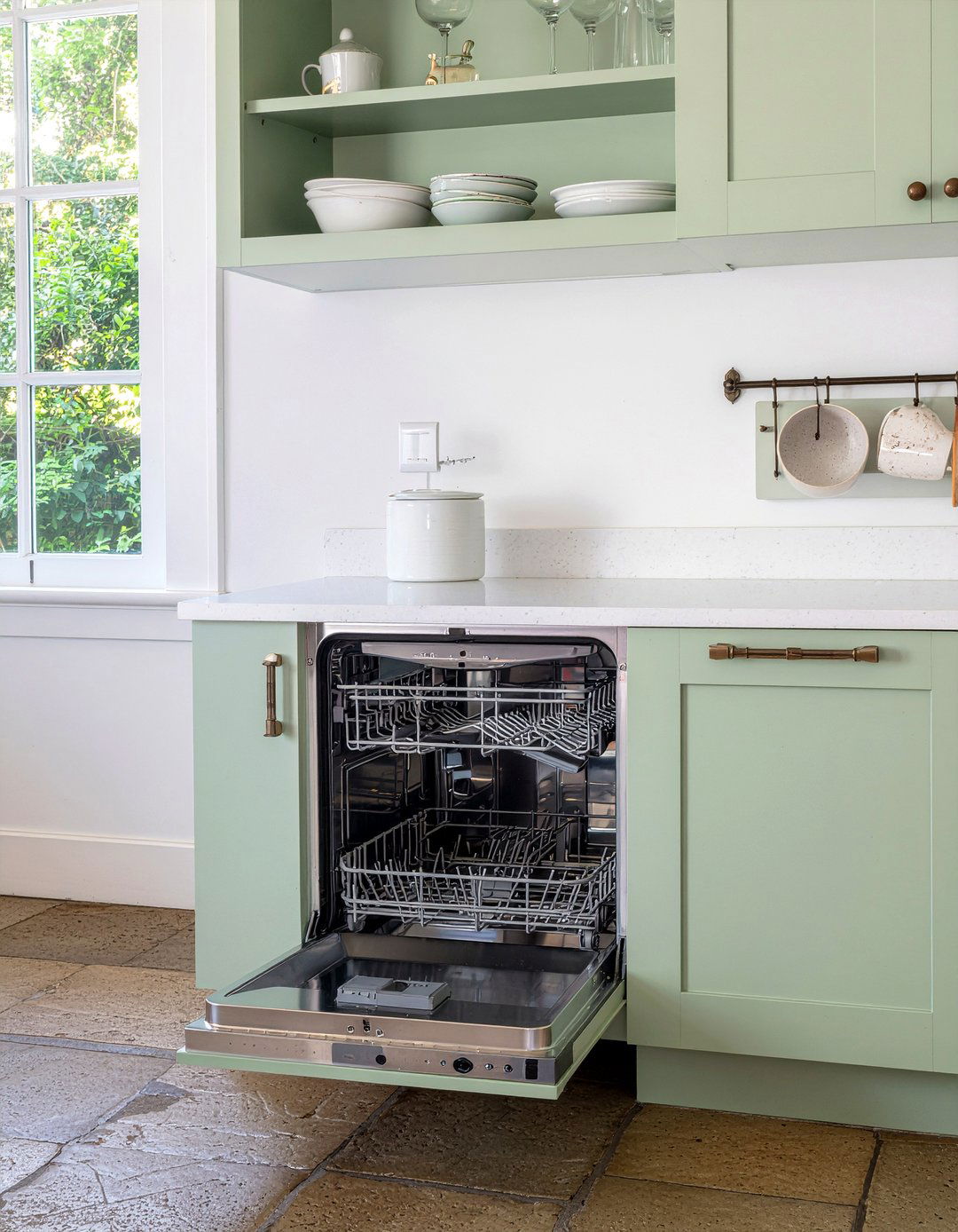 Traditional English Kitchen - 30 panel-ready dishwasher kitchen ideas