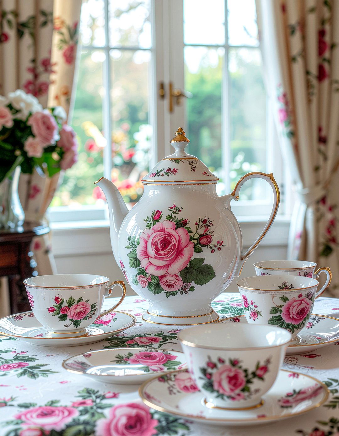 Traditional English Tea Set - 30 dining room tea service ideas