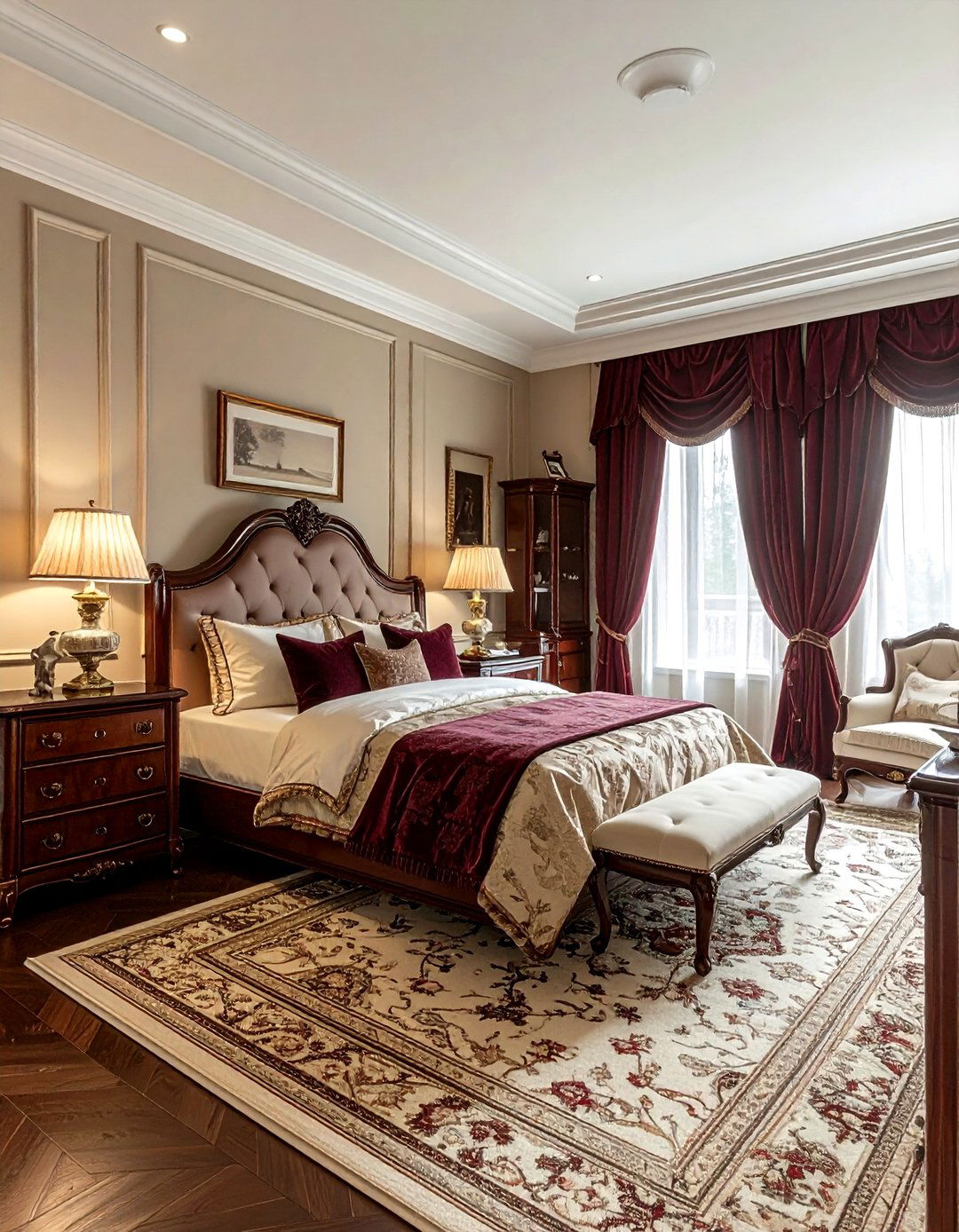 Traditional Estate Bedroom - 30 mansion bedroom ideas