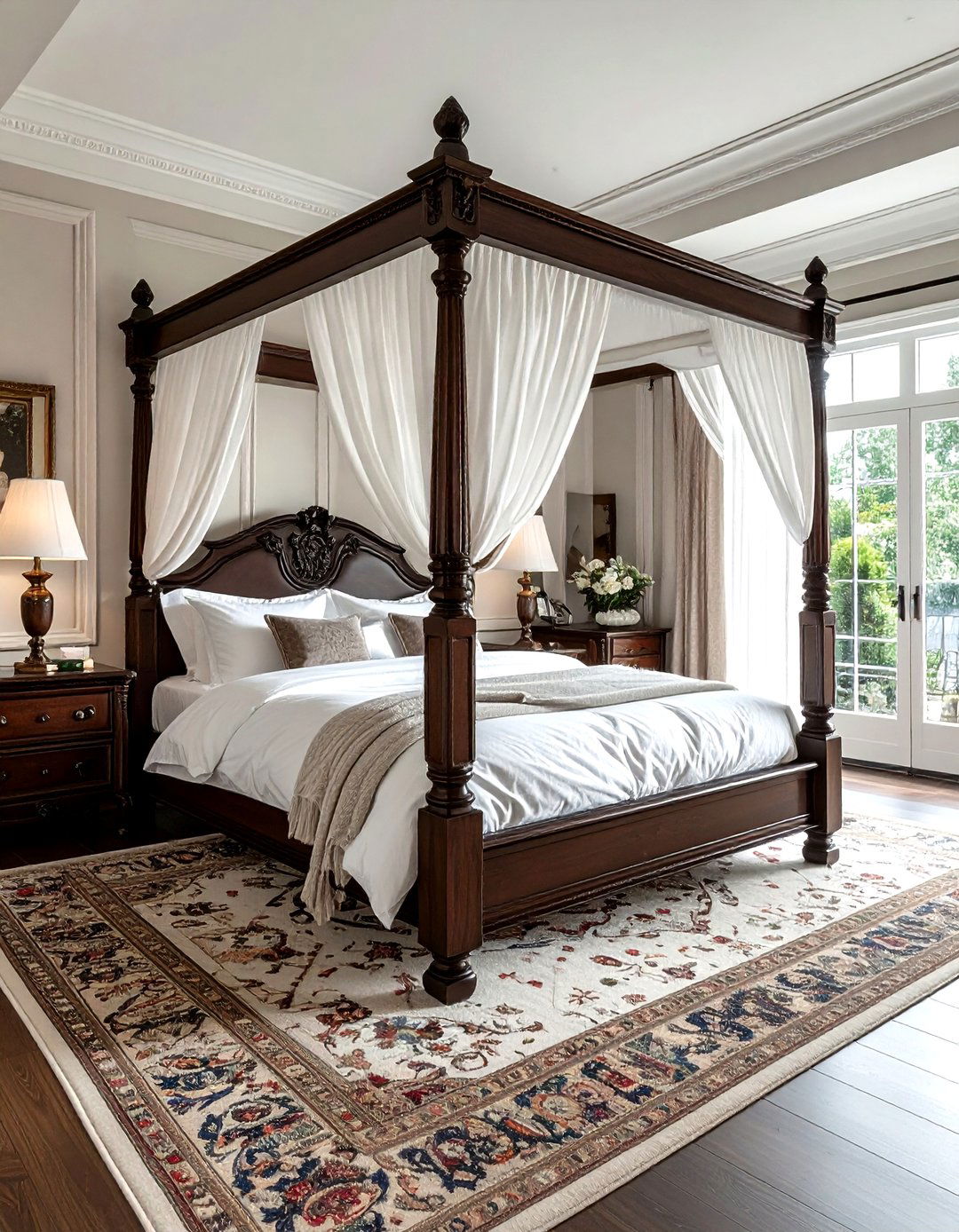 Traditional Four Poster Bed - 30 bedroom statement piece ideas