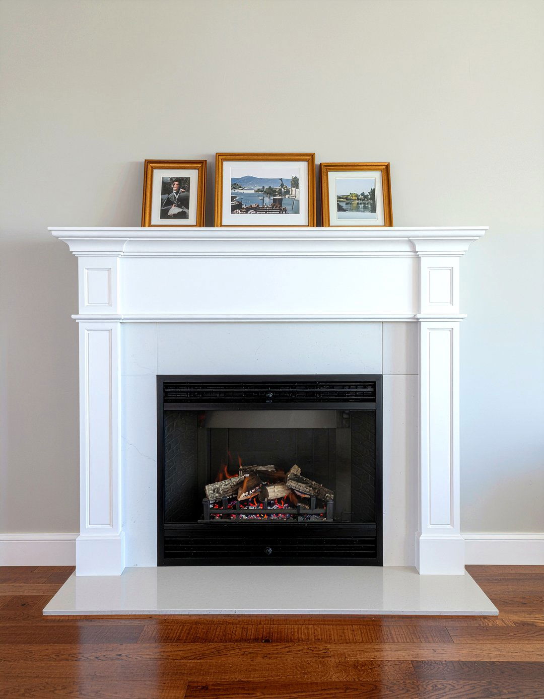 Traditional Gas Fireplace Mantel - 30 living room gas fireplace ideas
