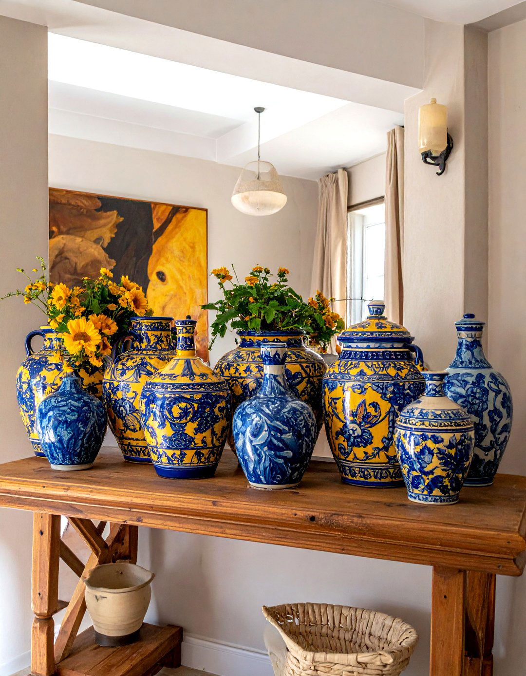 Traditional Italian Pottery - 30 Tuscan dining room ideas