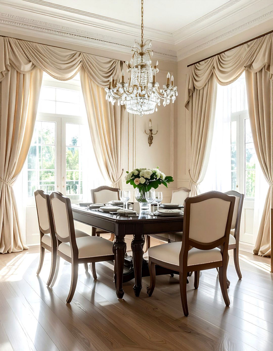 Traditional Ivory Dining Room - 30 ivory dining room ideas