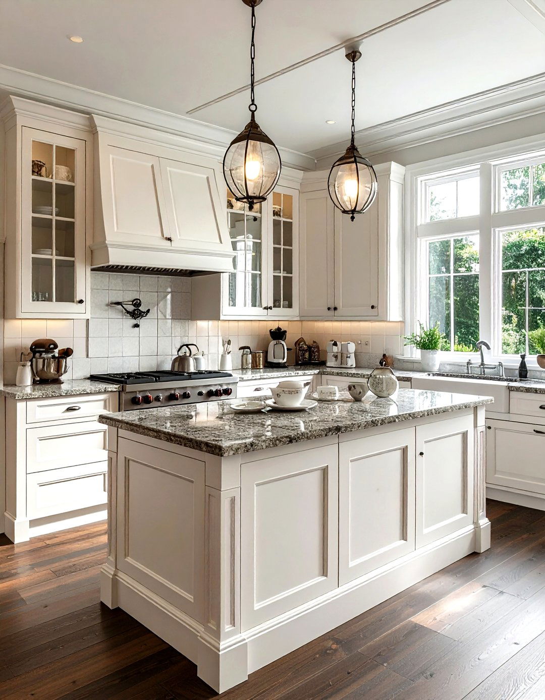 Traditional Kitchen Coffee Station - 30 kitchen coffee nook ideas