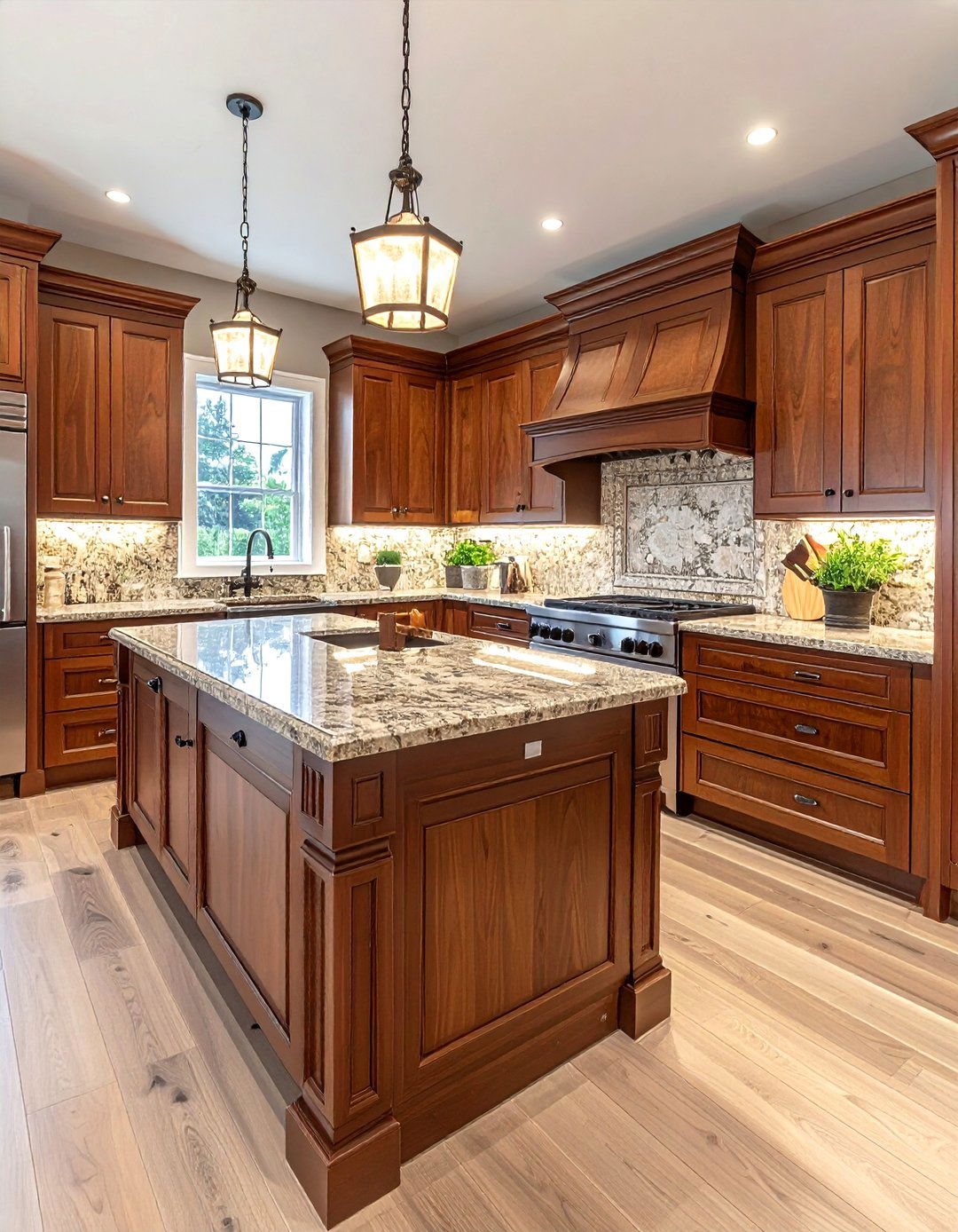 Traditional Kitchen Island - 30 L-shaped kitchen island ideas