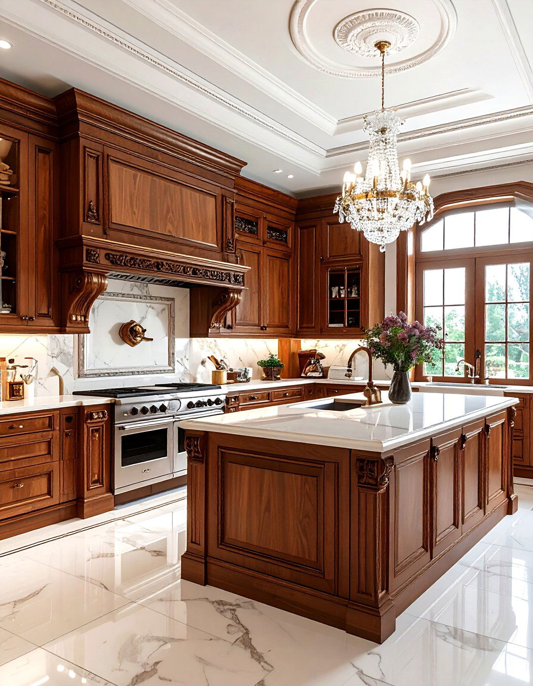 Traditional Kitchen Ornate - 30 kitchen furniture layout