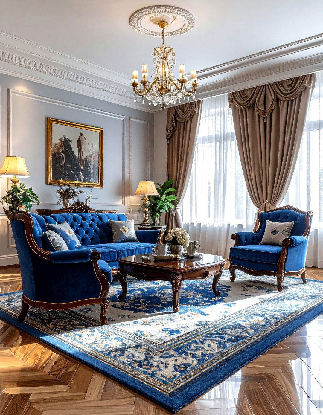 Traditional Living Room - 30 serene living room ideas