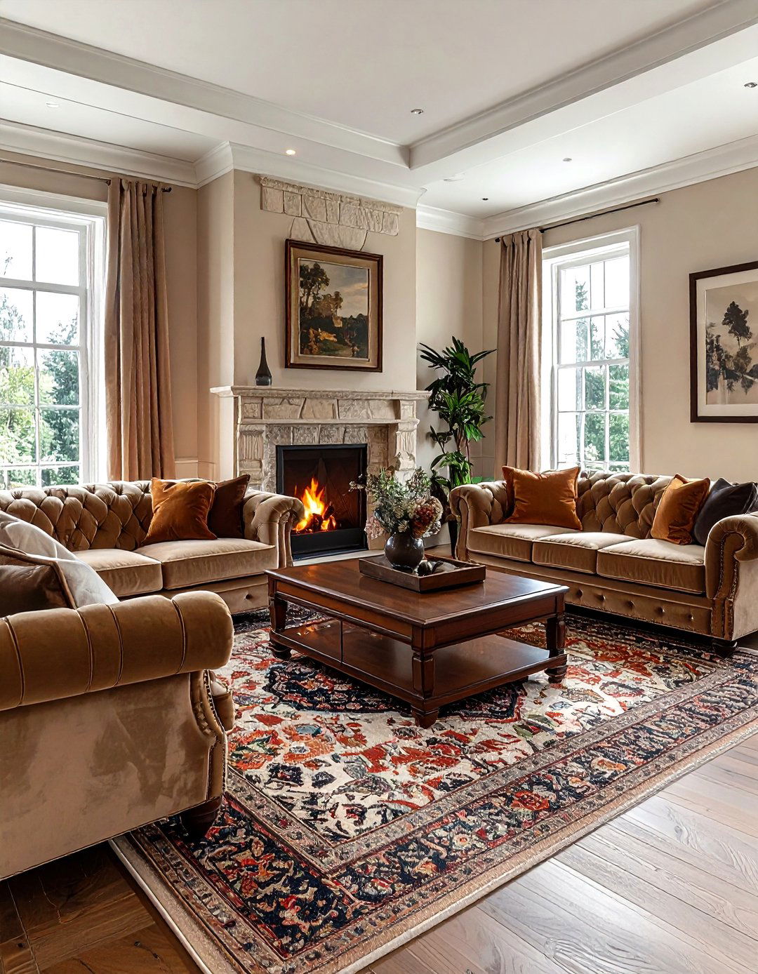 Traditional Living Room - 30 traditional home decor ideas