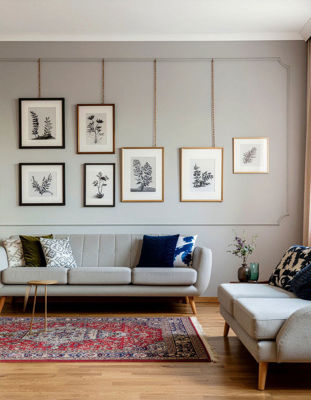 Traditional Living Room Bronze Rail - 30 bronze accent living room ideas