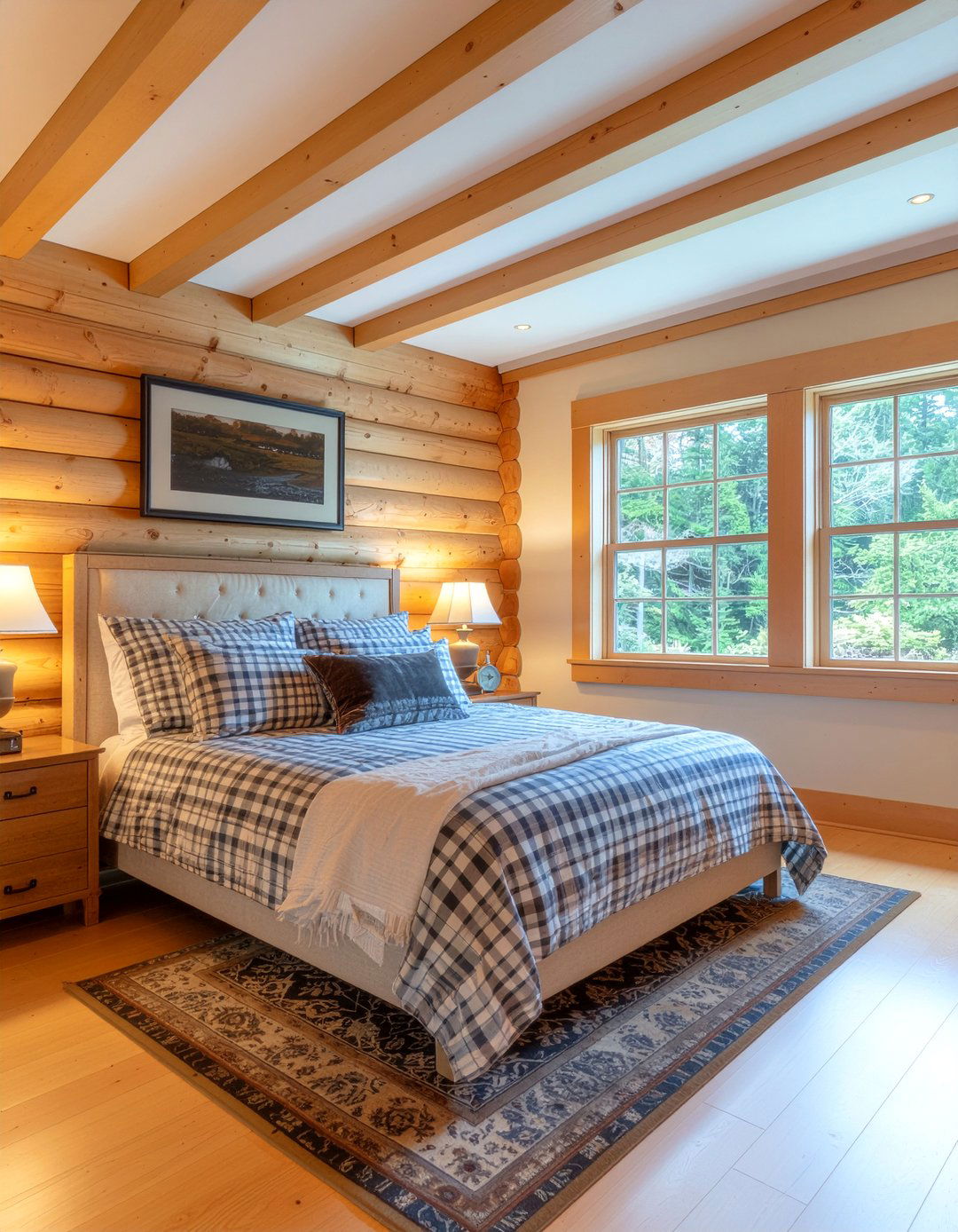 Traditional Log Bedroom - 30 cabin bedroom ideas
