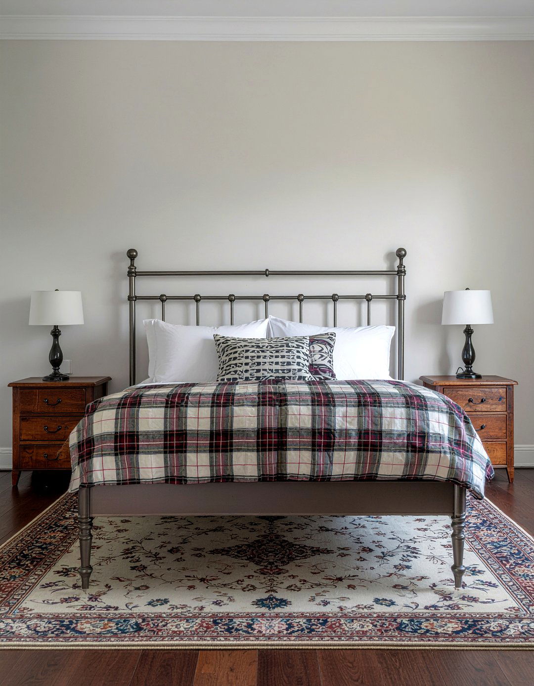 Traditional Metal Headboard