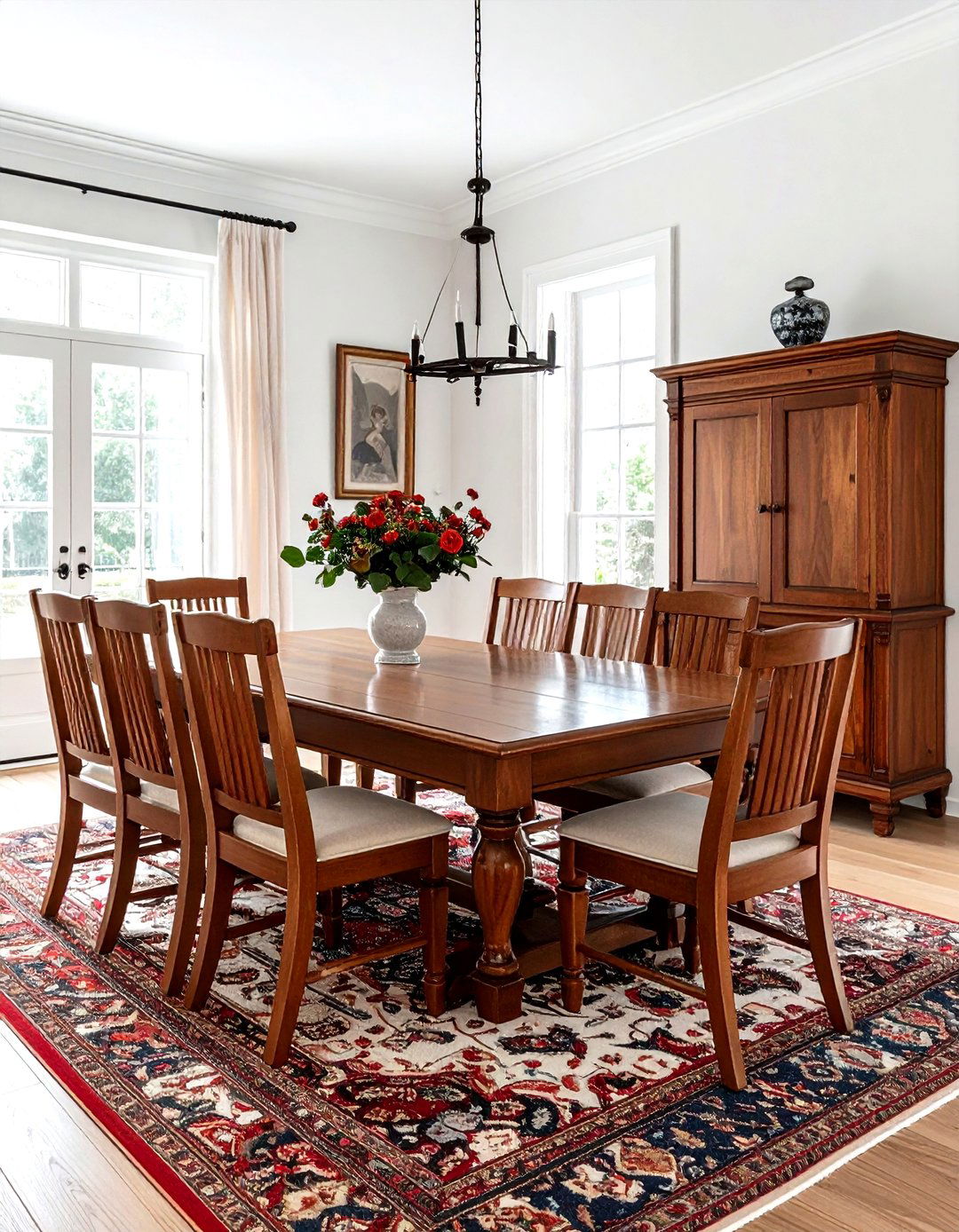 Traditional Oak Dining Set - 30 weeknight dinner dining room ideas