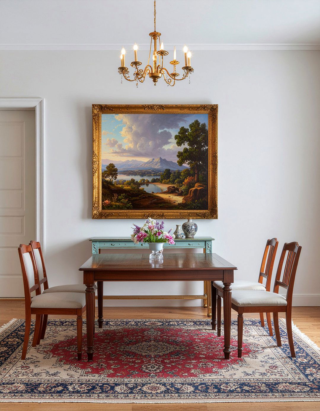 Traditional Oil Painting - 30 old world dining room ideas