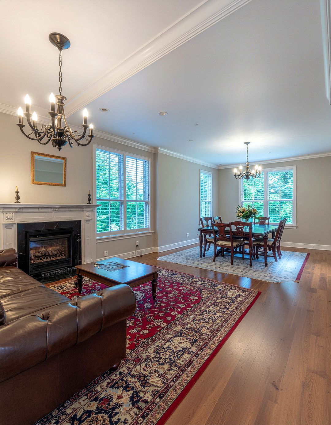 Traditional Open Plan Home - 30 open plan living room ideas