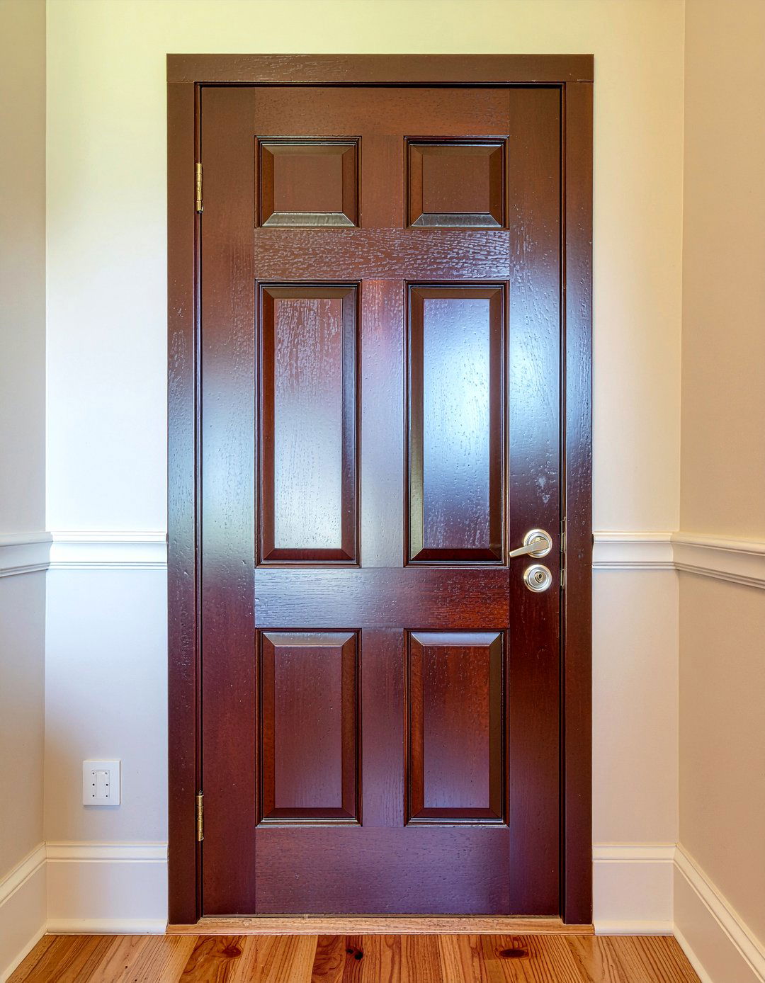 Traditional Panel Bathroom Door - 30 bathroom door ideas