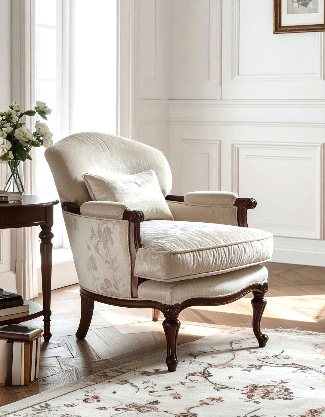 Traditional Slipper Chair - 30 living room slipper chair ideas