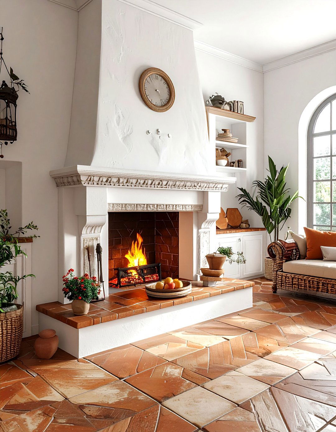 Traditional Spanish Kitchen Fireplace - 30 Spanish kitchen ideas