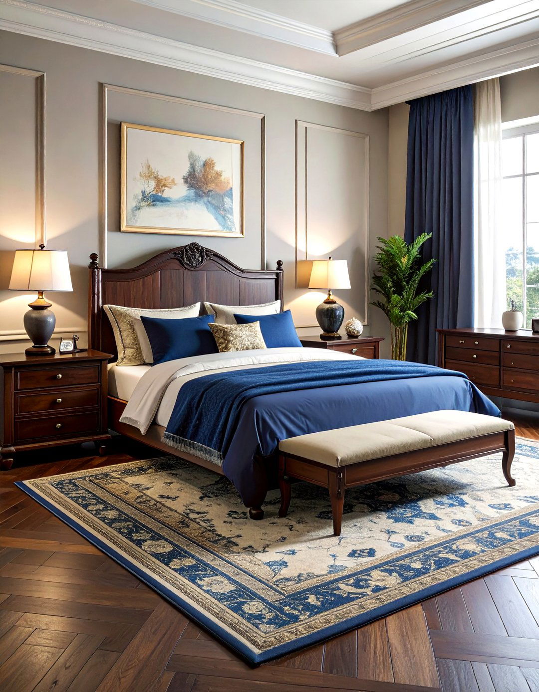 Traditional Style Bedroom - 30 rental apartment bedroom ideas