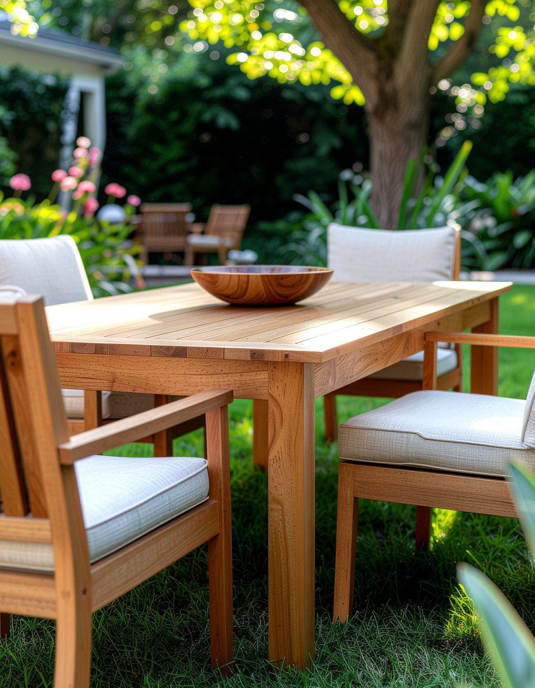 Traditional Teak Outdoor Dining - 30 outdoor dining ideas