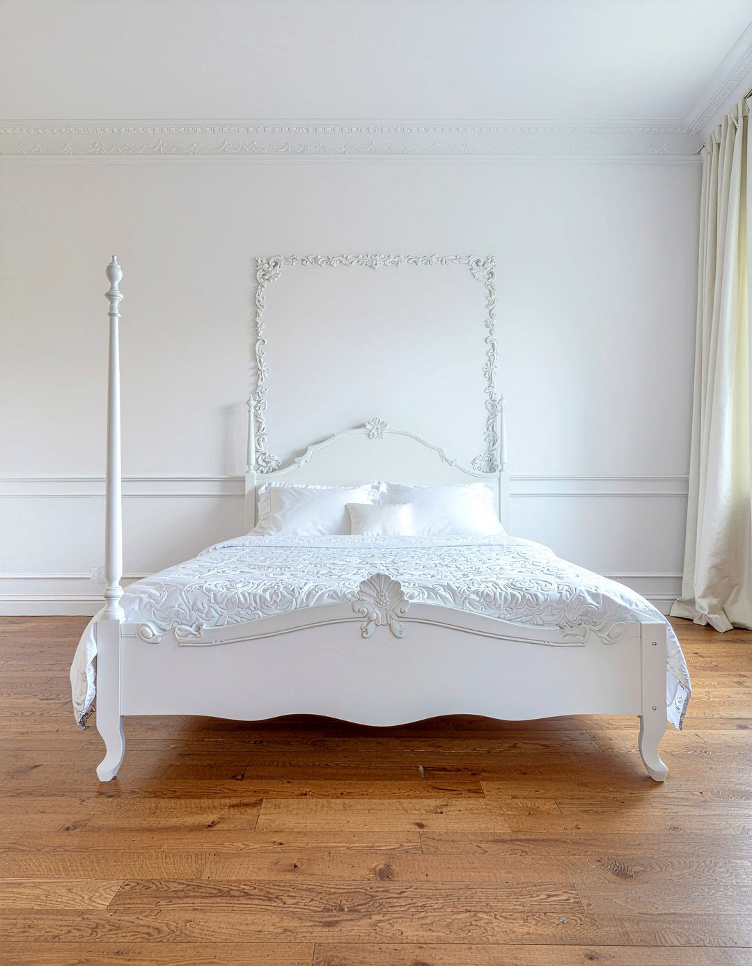 Traditional White Bedroom - 30 all white bedroom ideas