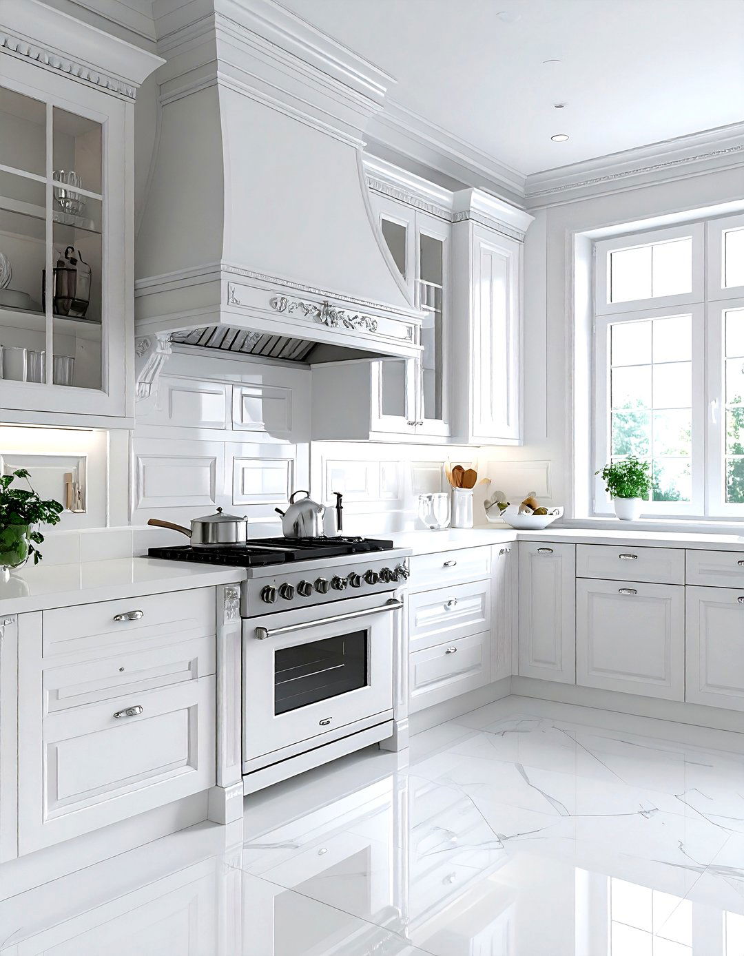 Traditional White Kitchen - 30 white kitchen design ideas