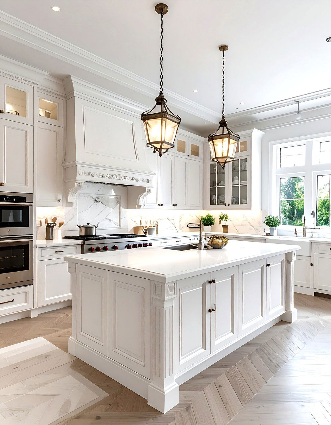 Traditional White Kitchen - 30 bright white kitchen ideas