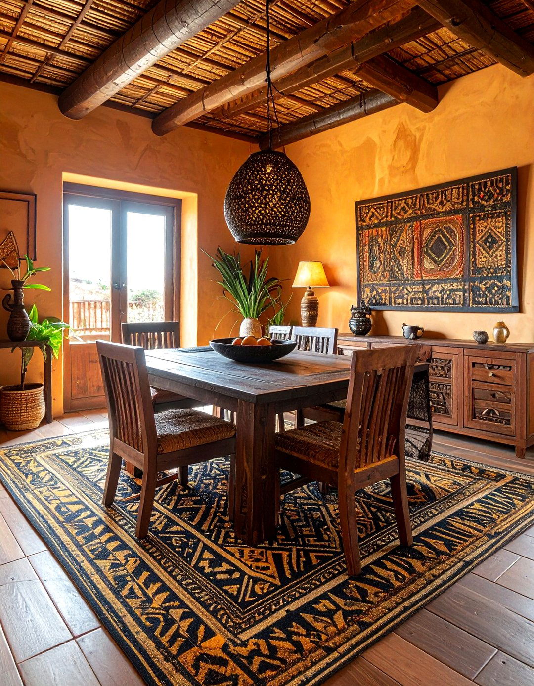 Traditional Zulu Dining Room - 30 South African dining room ideas