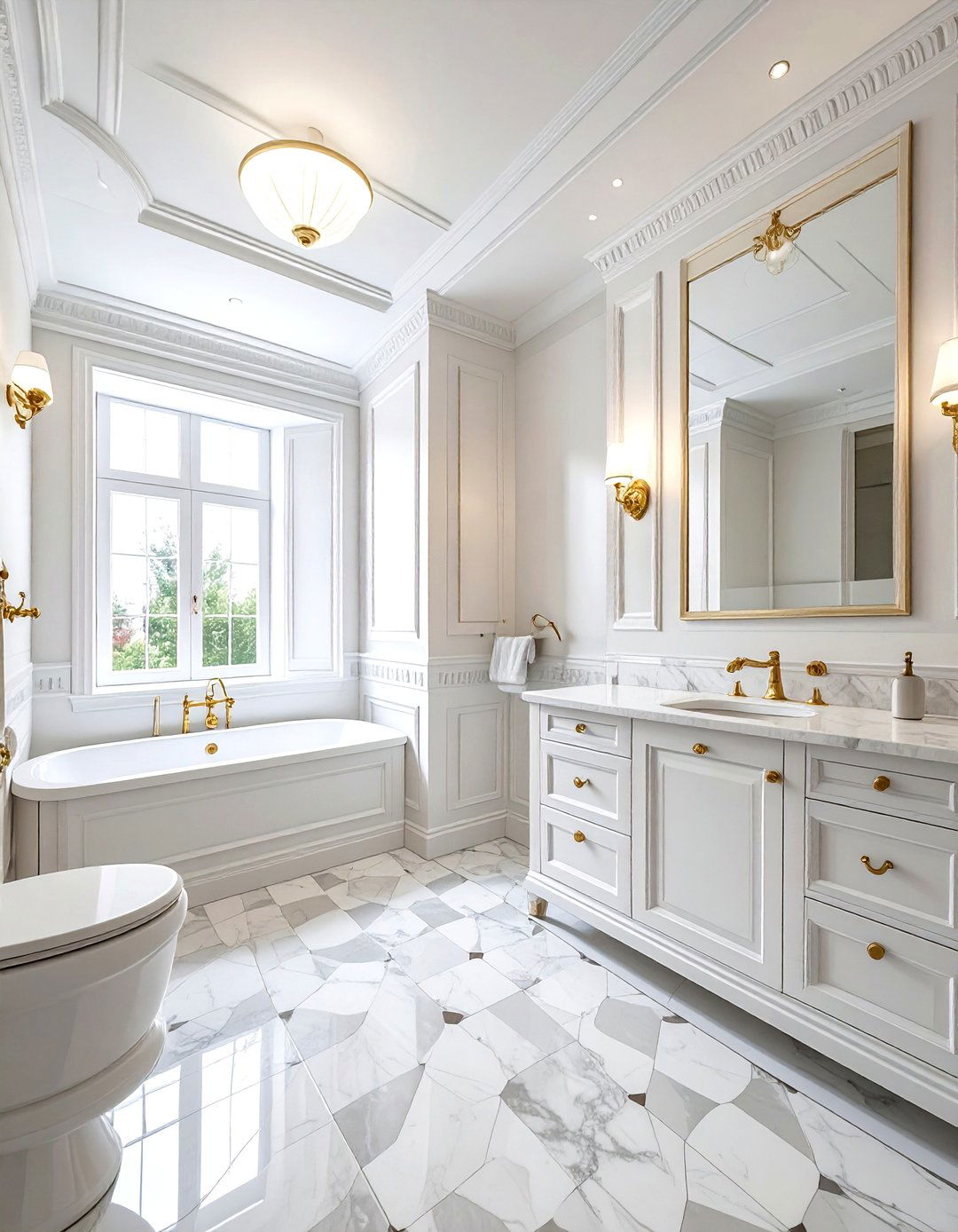 Traditional bathroom suite - 30 large bathroom ideas