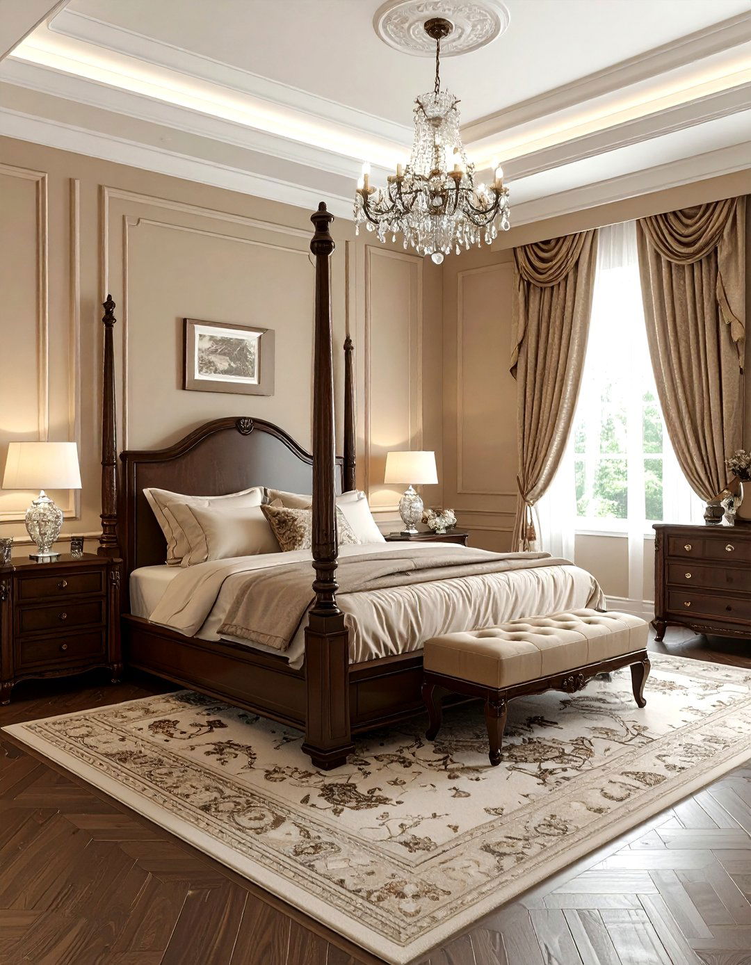 Traditional beige bedroom - 30 beige bedroom decor ideas